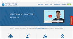 Desktop Screenshot of pattonfunds.com